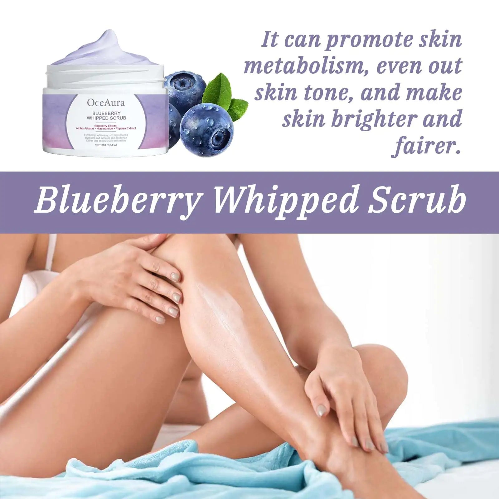Oceanaura Blueberry Chantilly Exfoliating Scrub