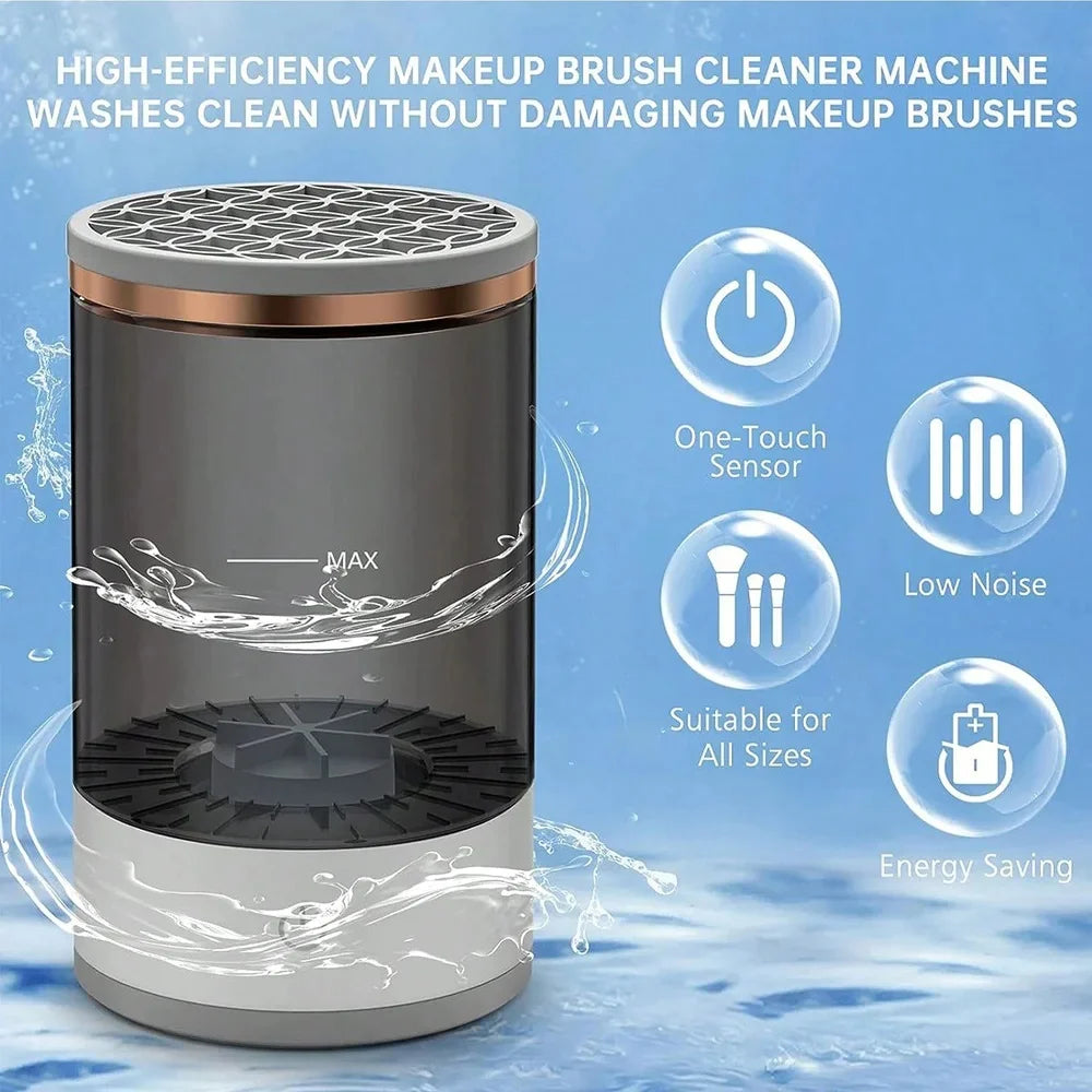 Automatic Brush Cleaner Electric Makeup