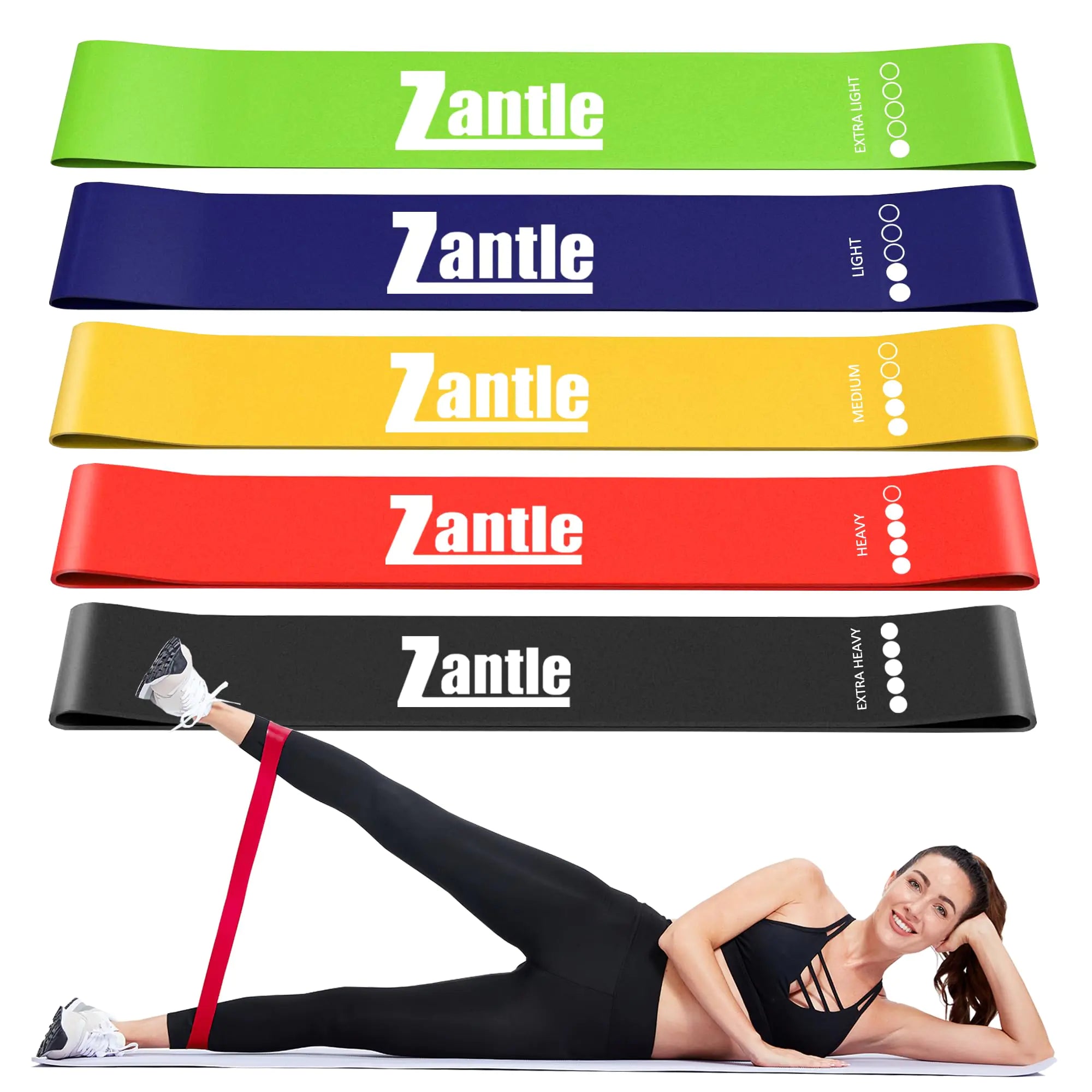 Kit of 5 Mini Resistance Bands