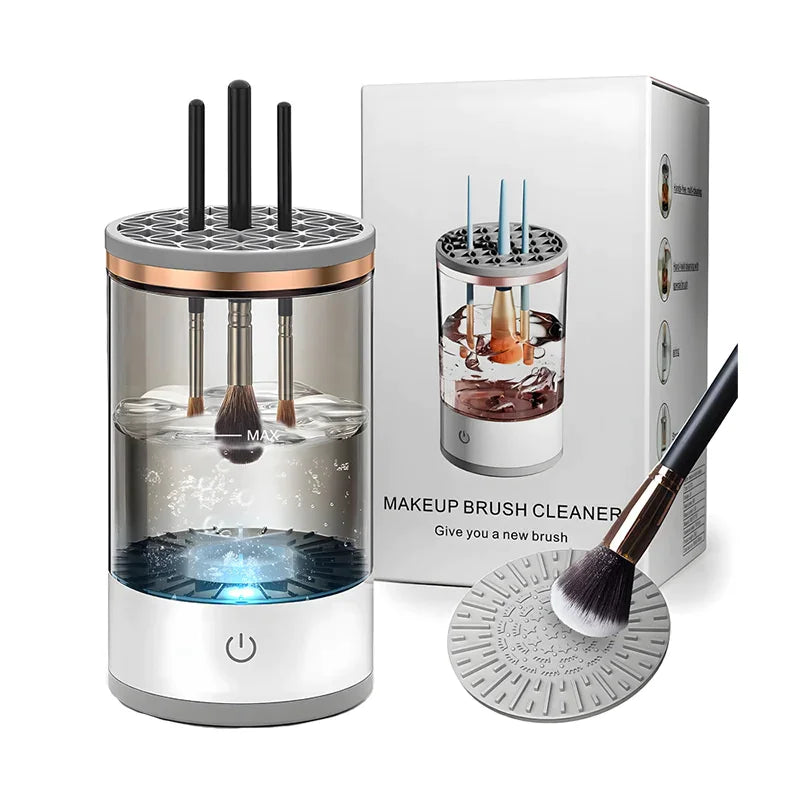 Automatic Brush Cleaner Electric Makeup