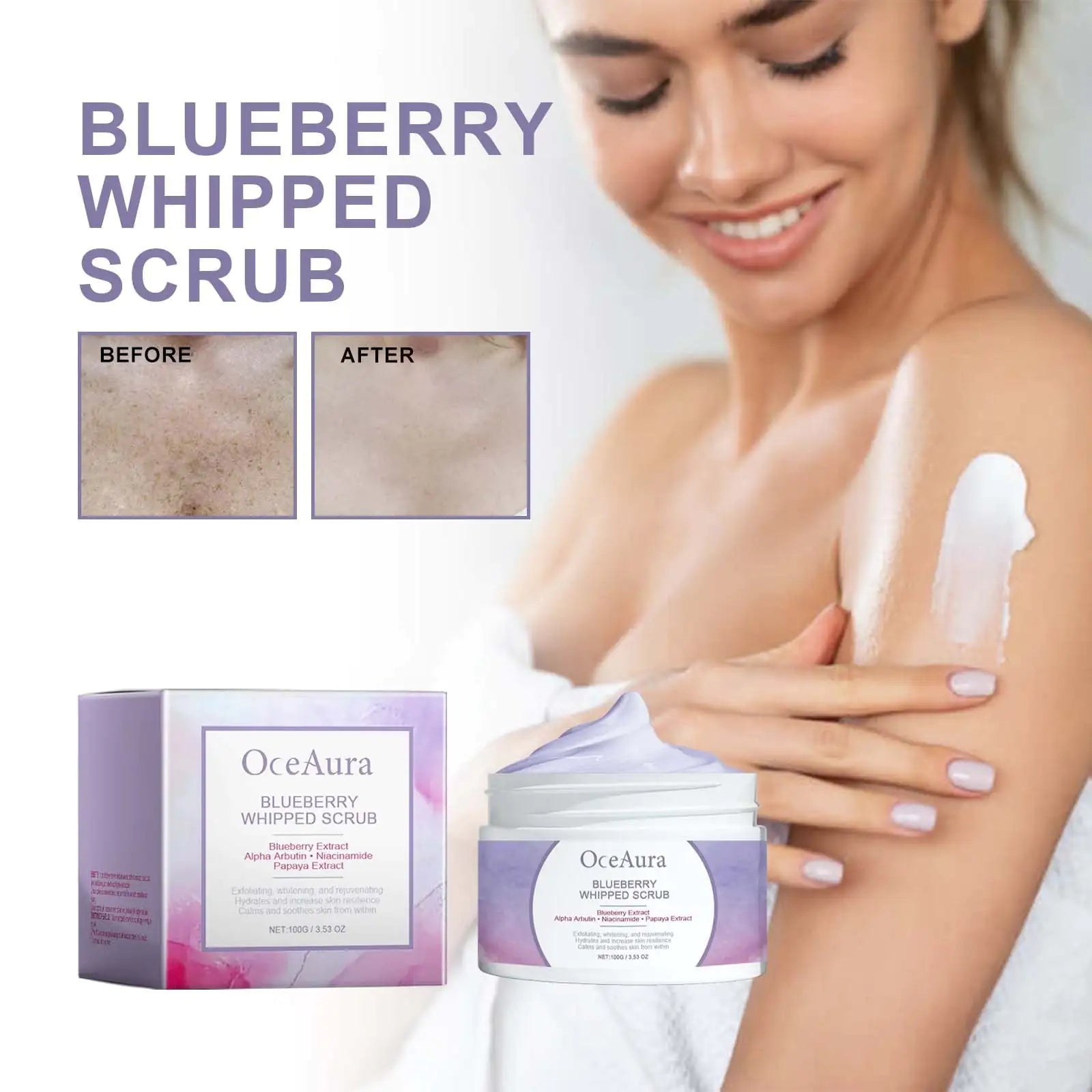 Oceanaura Blueberry Chantilly Exfoliating Scrub