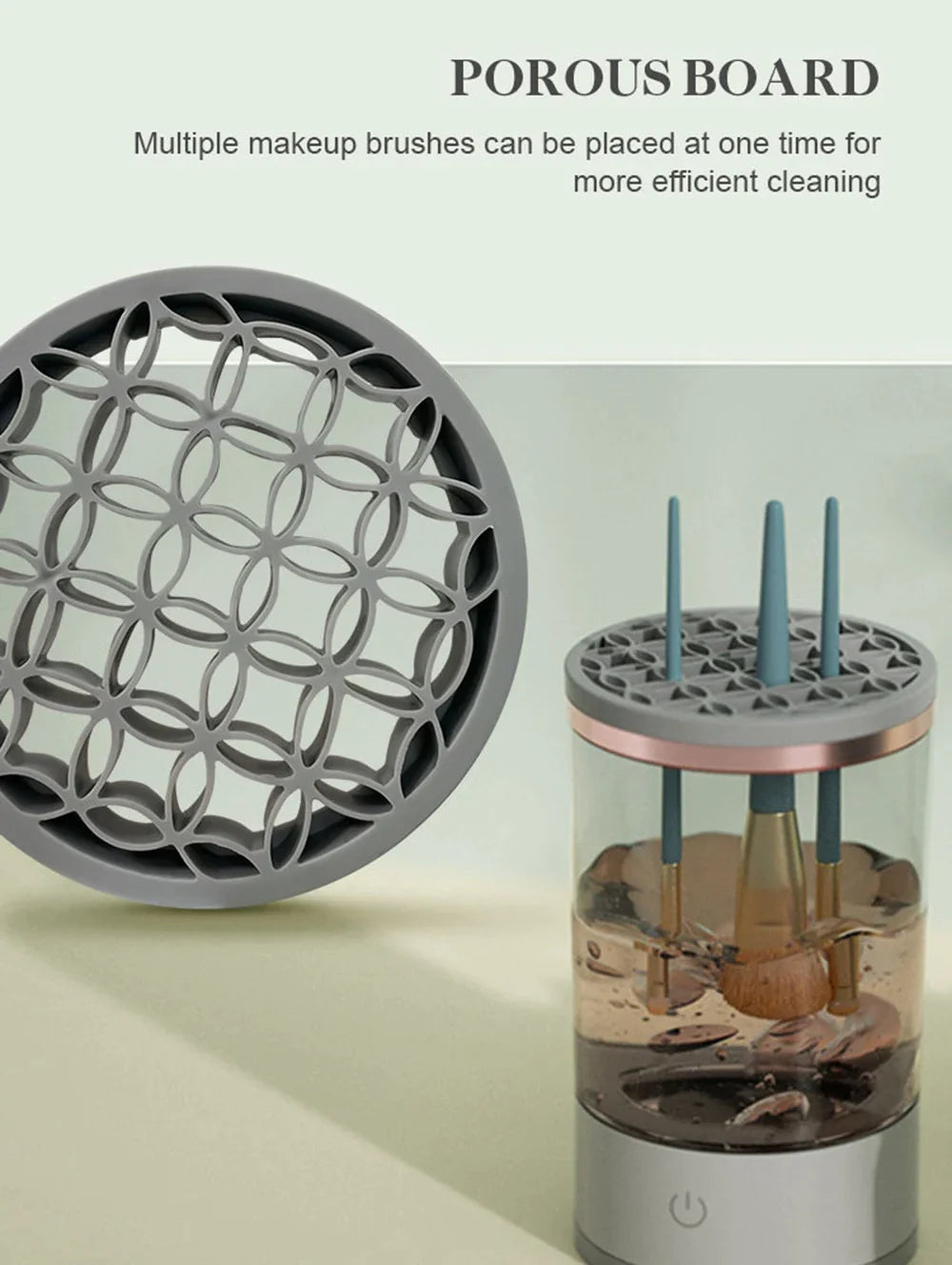 Automatic Brush Cleaner Electric Makeup