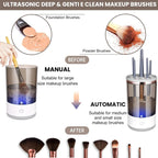 Automatic Brush Cleaner Electric Makeup