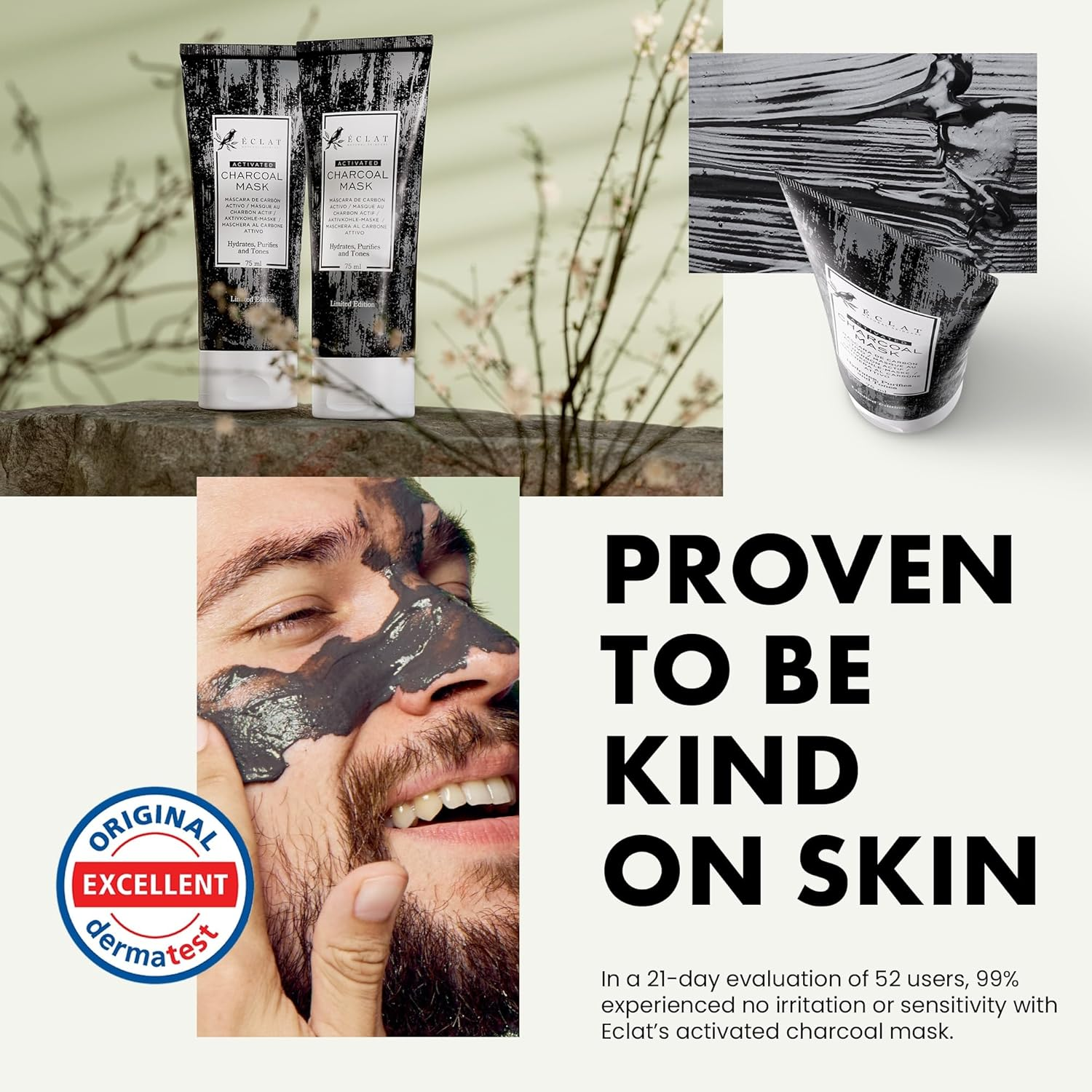 Detox Peel-Off Mask with Charcoal and Clay