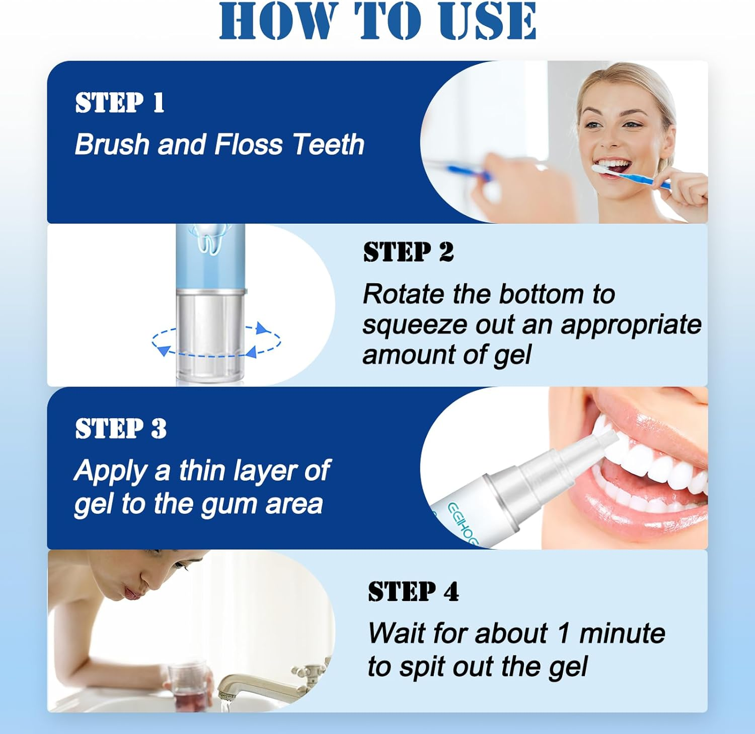 Frosty Neptune Essence Teeth Whitening Kit (3 Pieces)