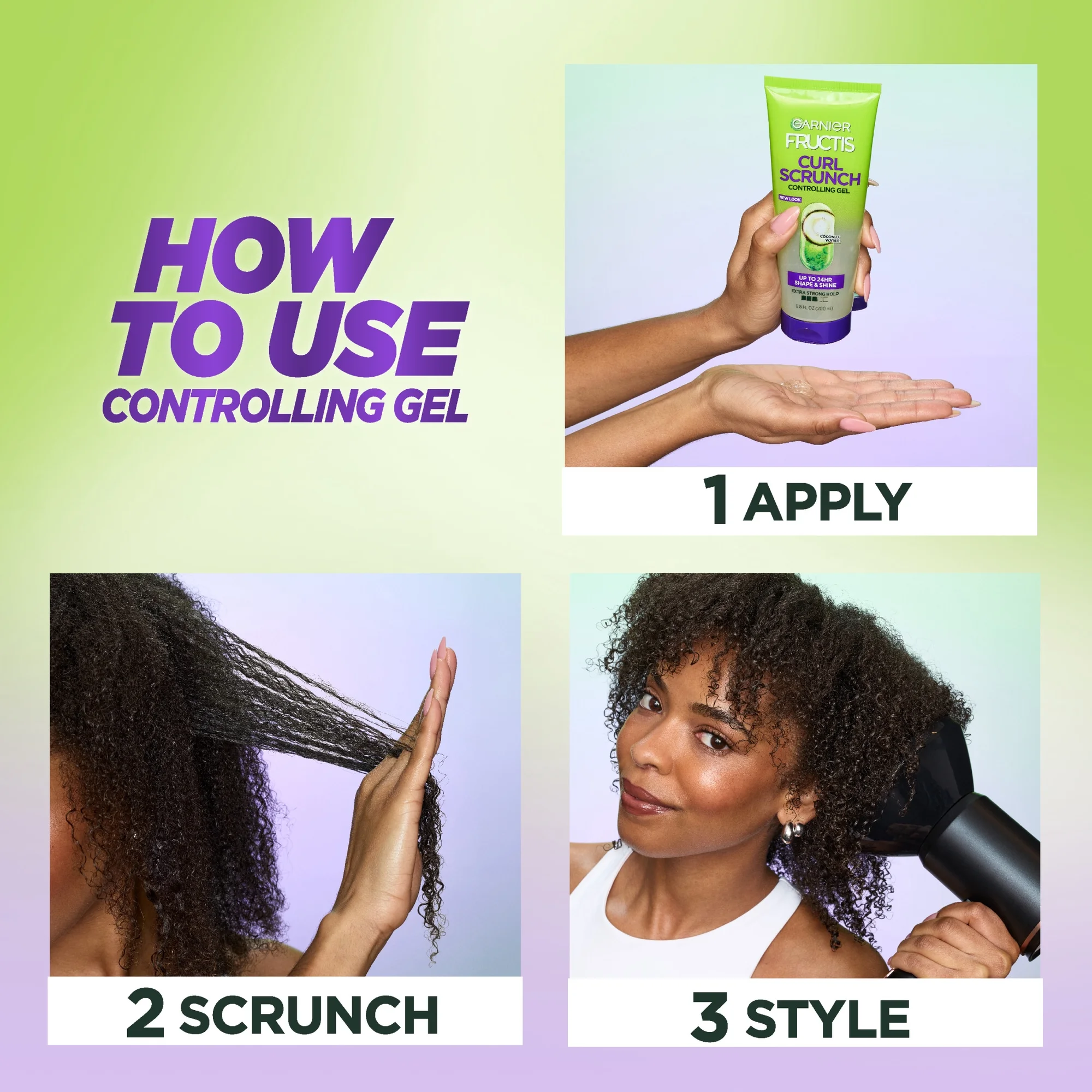 Garnier Fructis Style Scrunch Control Gel (200ml)