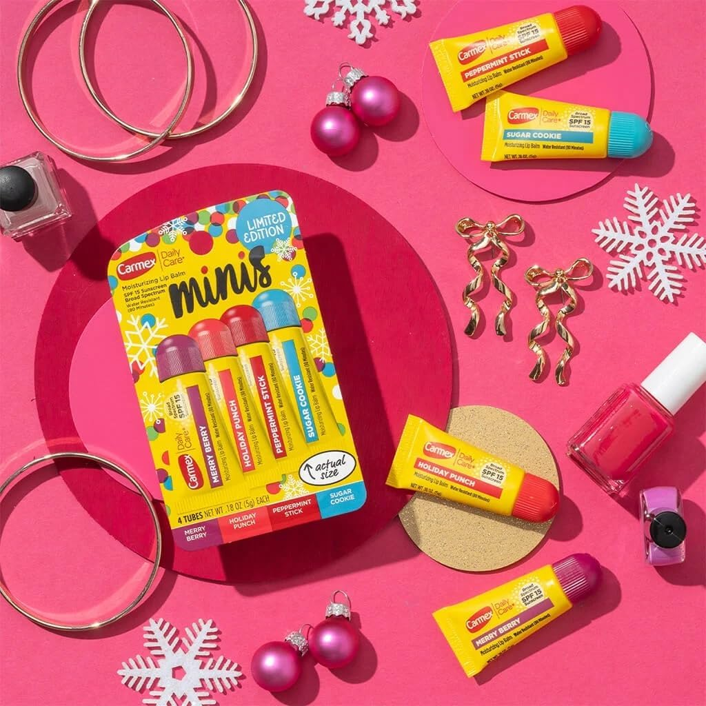 Carmex Daily Care Mini Tubes SPF 15 Kit (4 Units)