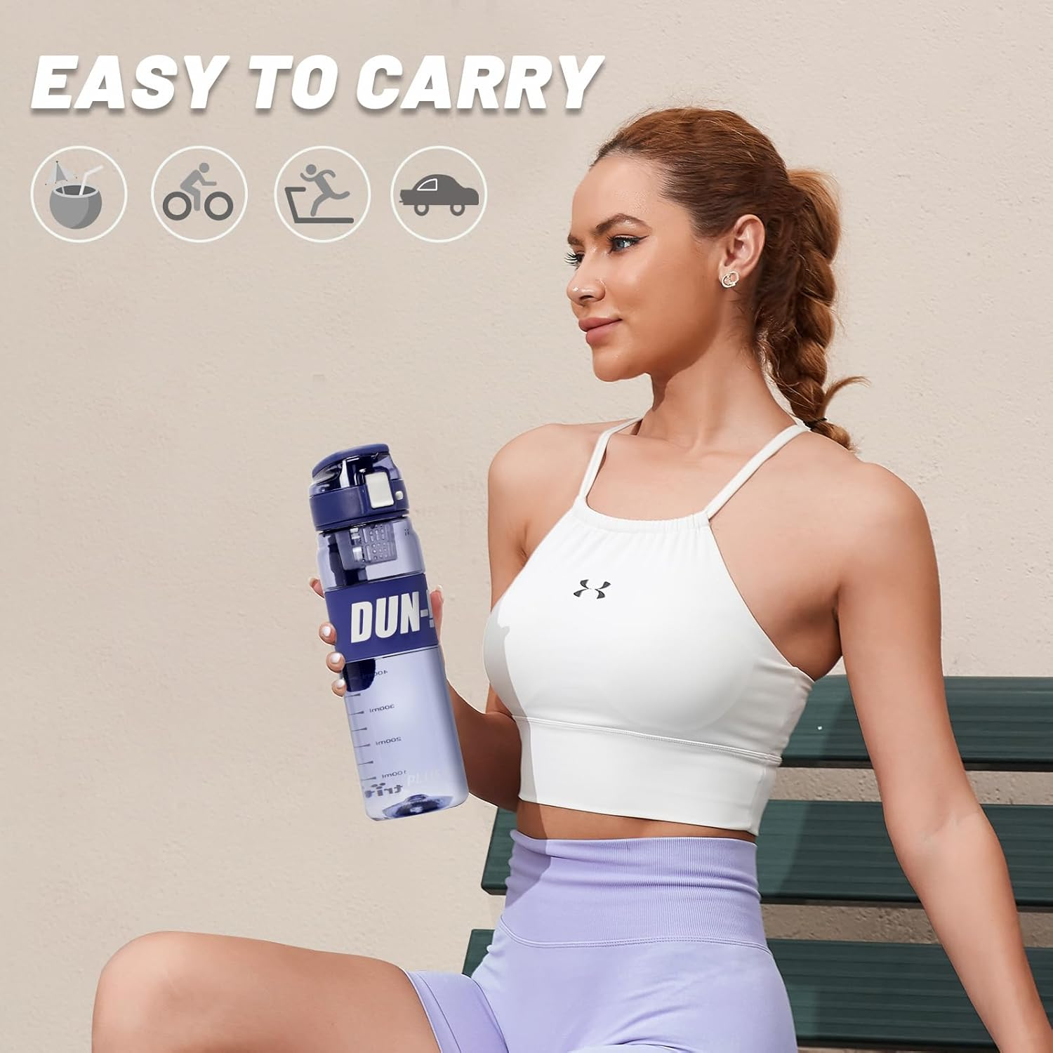 PlusEight 850ml Bottle with Funnel