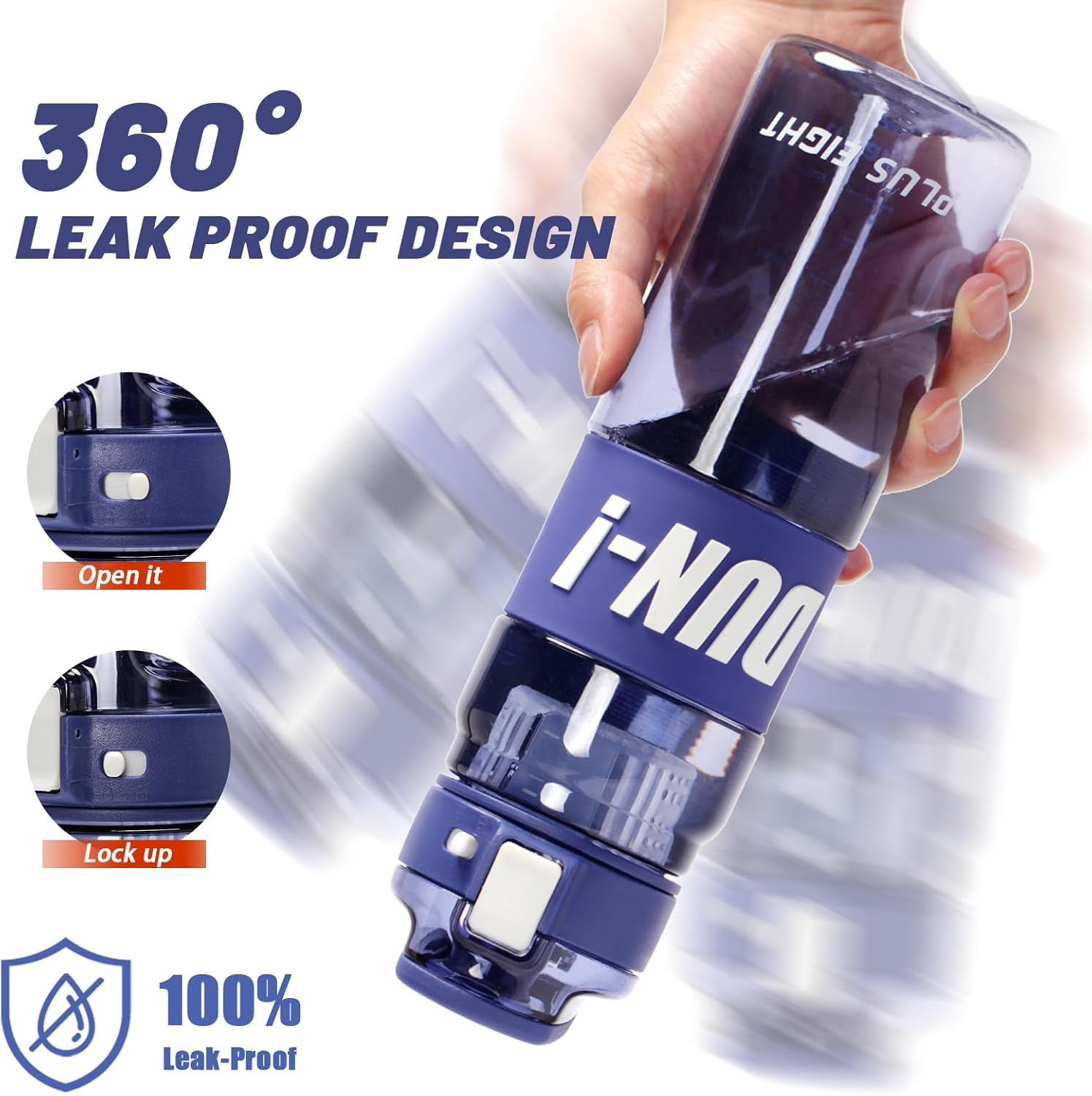 PlusEight 850ml Bottle with Funnel