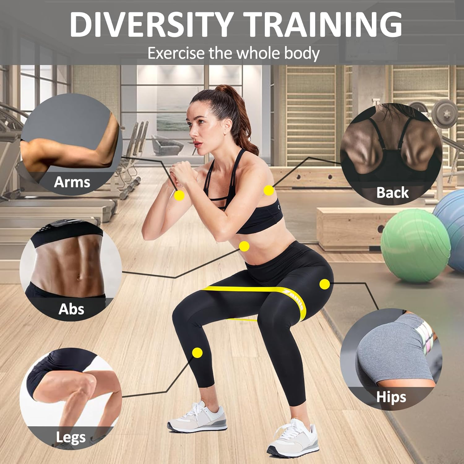 Kit of 5 Mini Resistance Bands