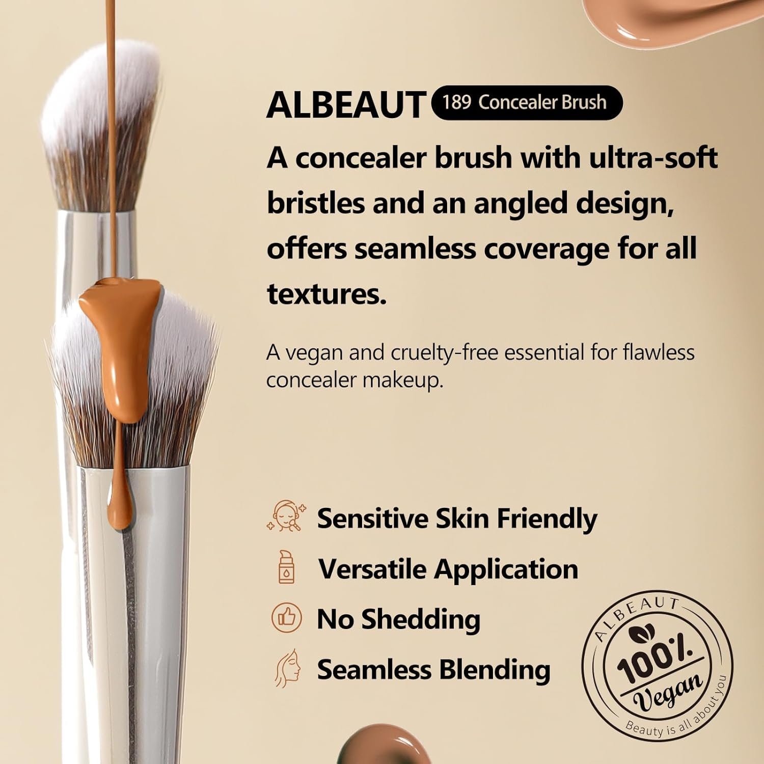 Albeaut Angled Concealer Brush