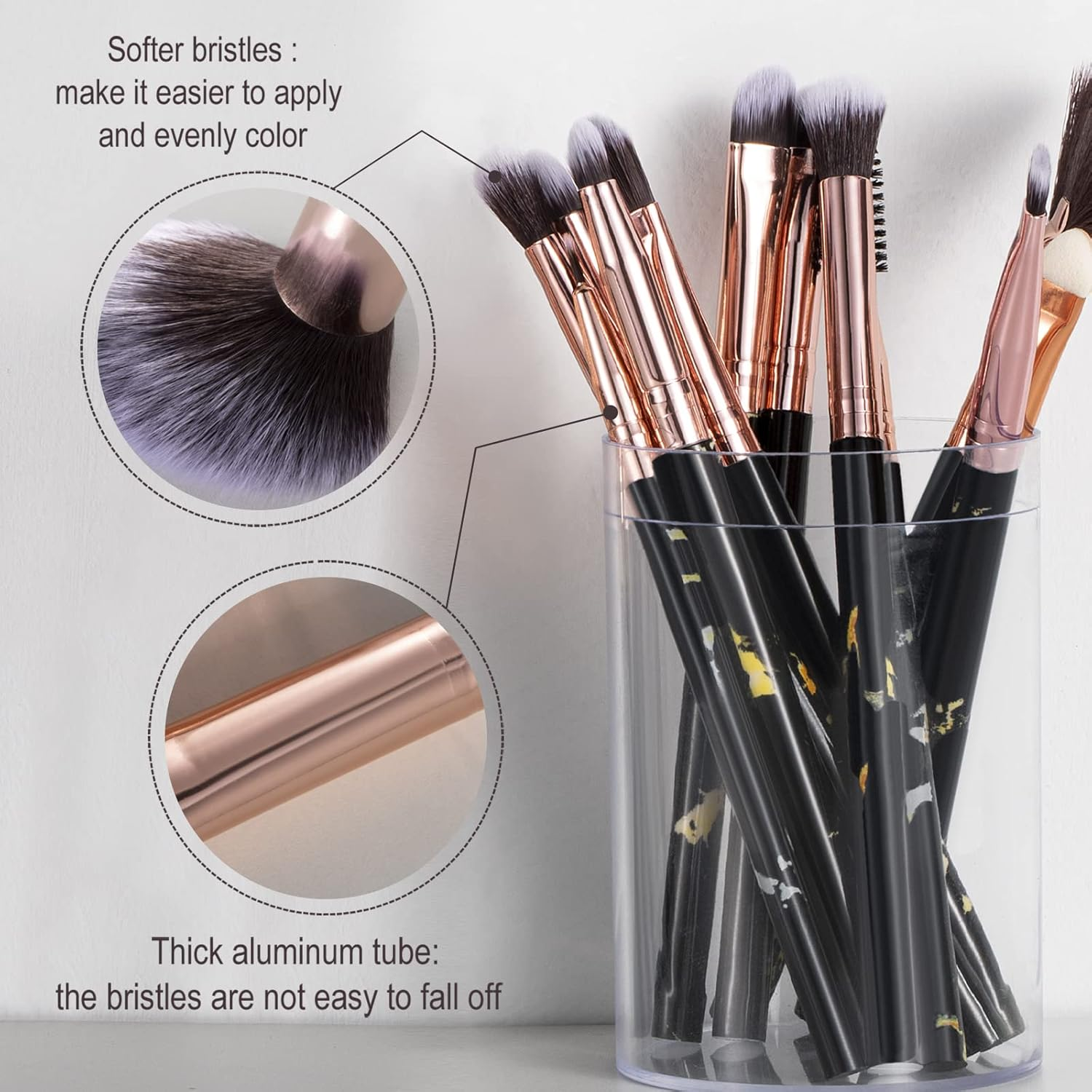 Professional Marble Brush Set - 16 Pieces