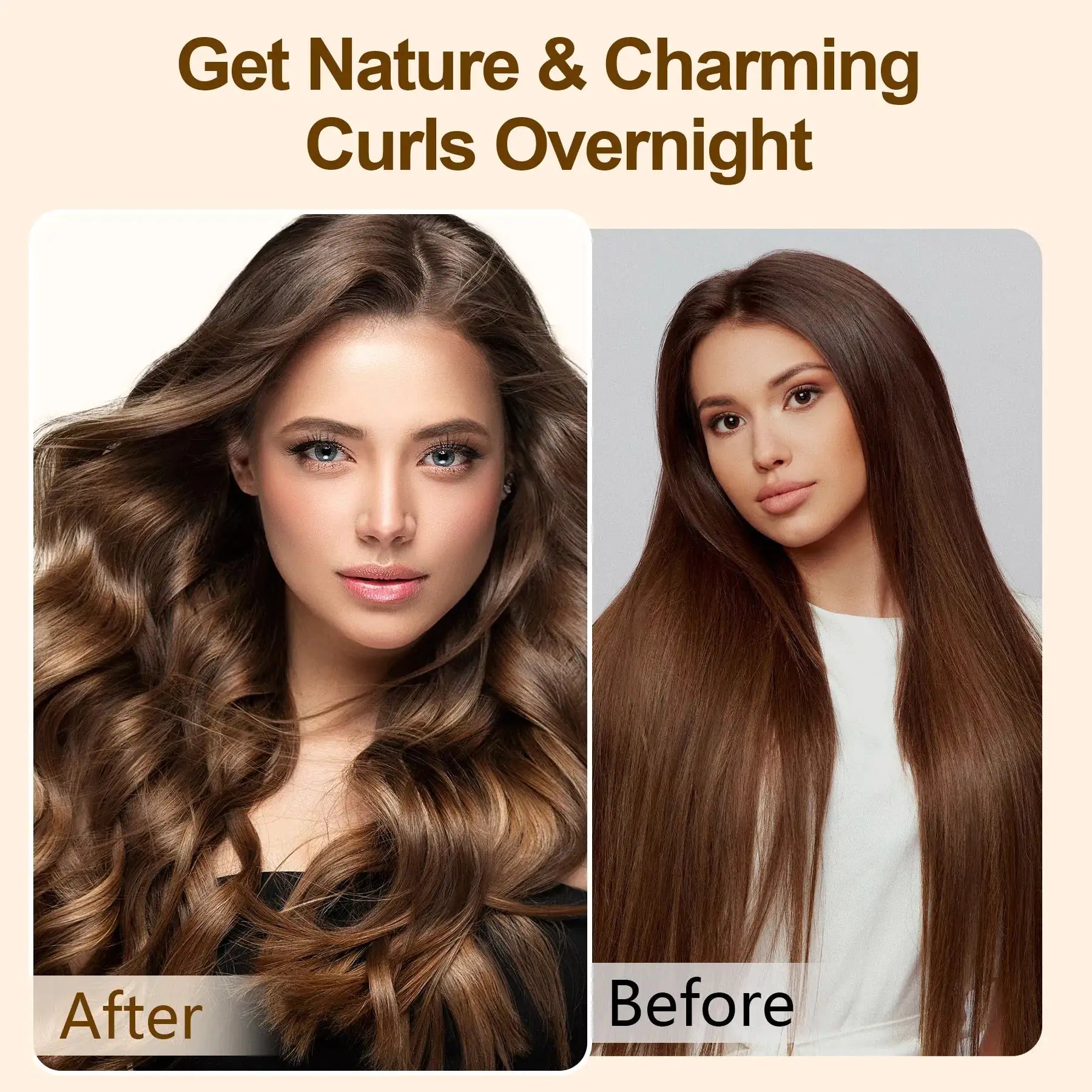 Satin Curling Iron for Natural Waves