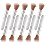 Kit of 10 Fluffy Makeup Brushes