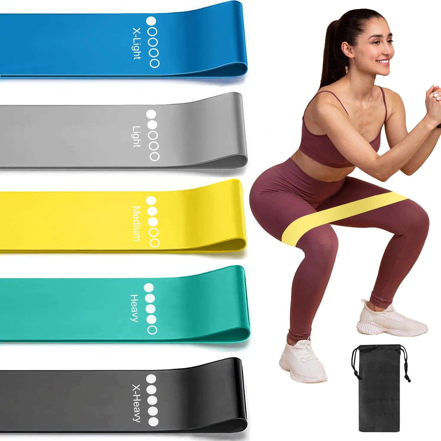 Resistance Bands (Set of 5)